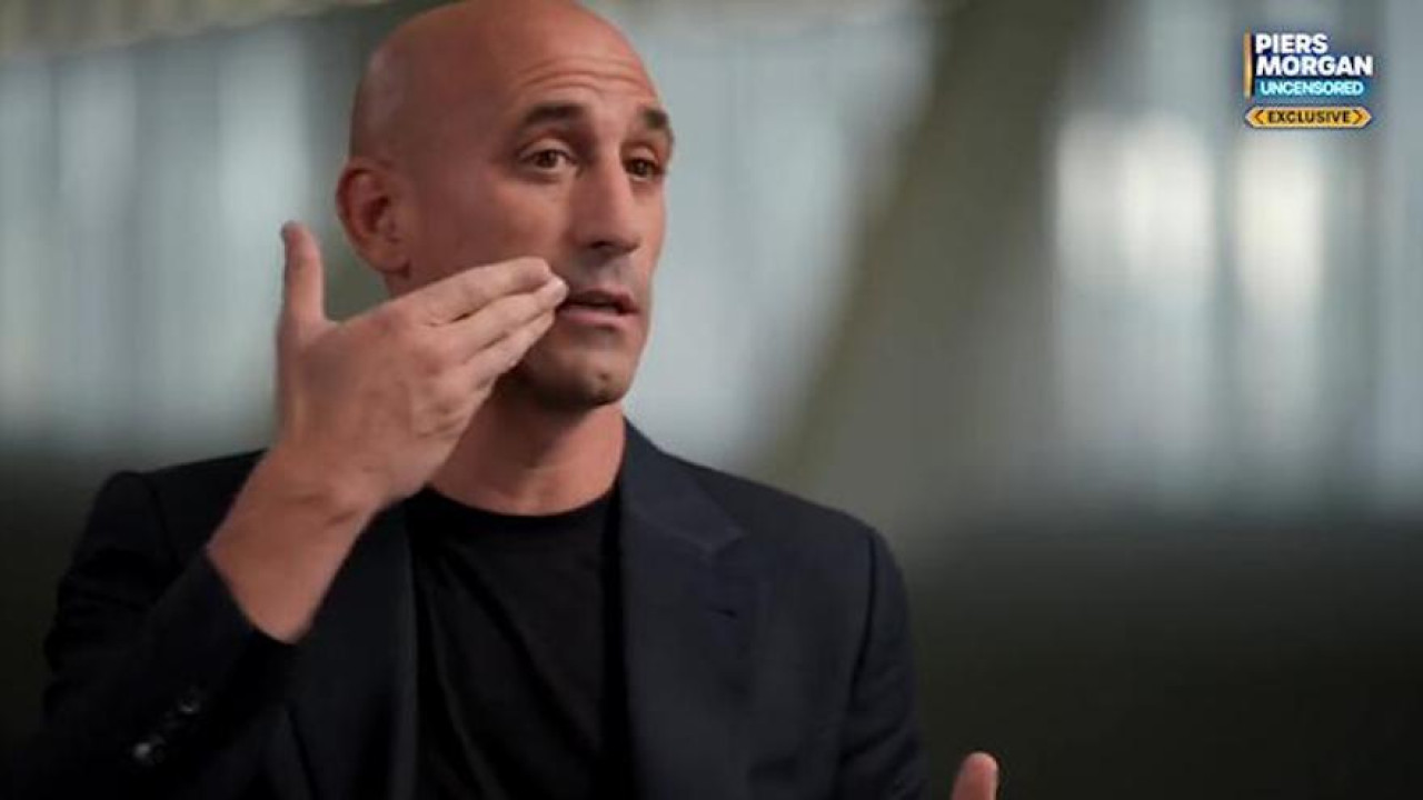 Luis Rubiales, expresidente de la Real Federación Española de Fútbol (RFEF). Foto: Captura de pantalla.