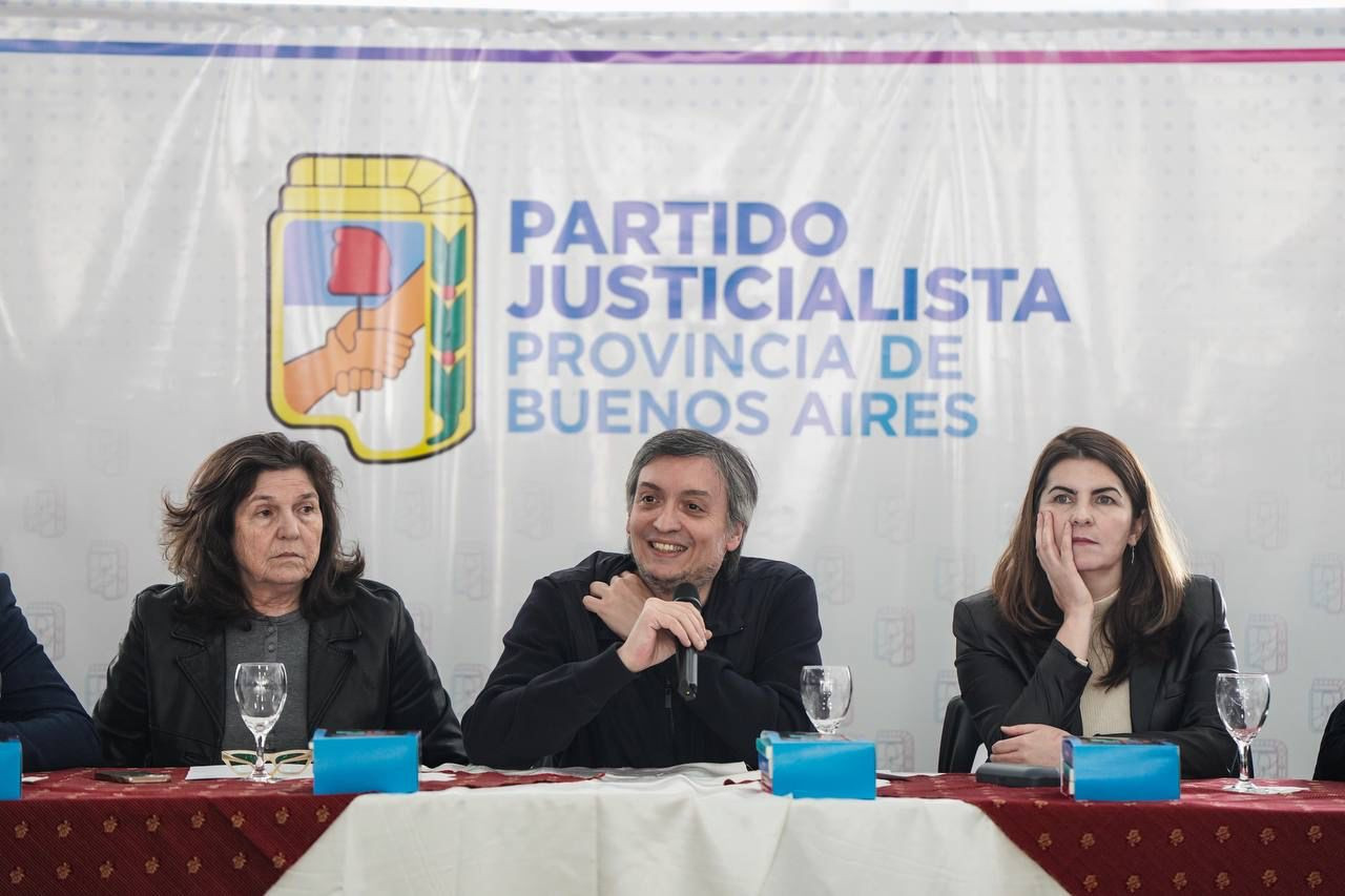 Máximo Kirchner encabezó la reunión Consejo partidario en La Plata. Foto: prensa