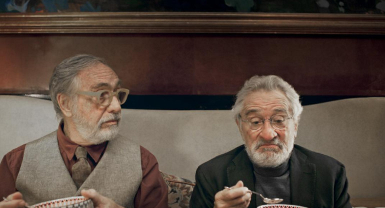 Robert De Niro y Luis Brandoni. Foto:captura video
