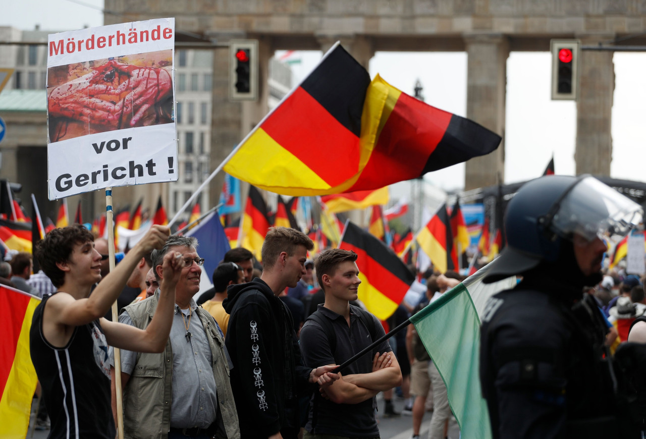 Simpatizantes de Alternativa para Alemania, AfD. Foto: NA.