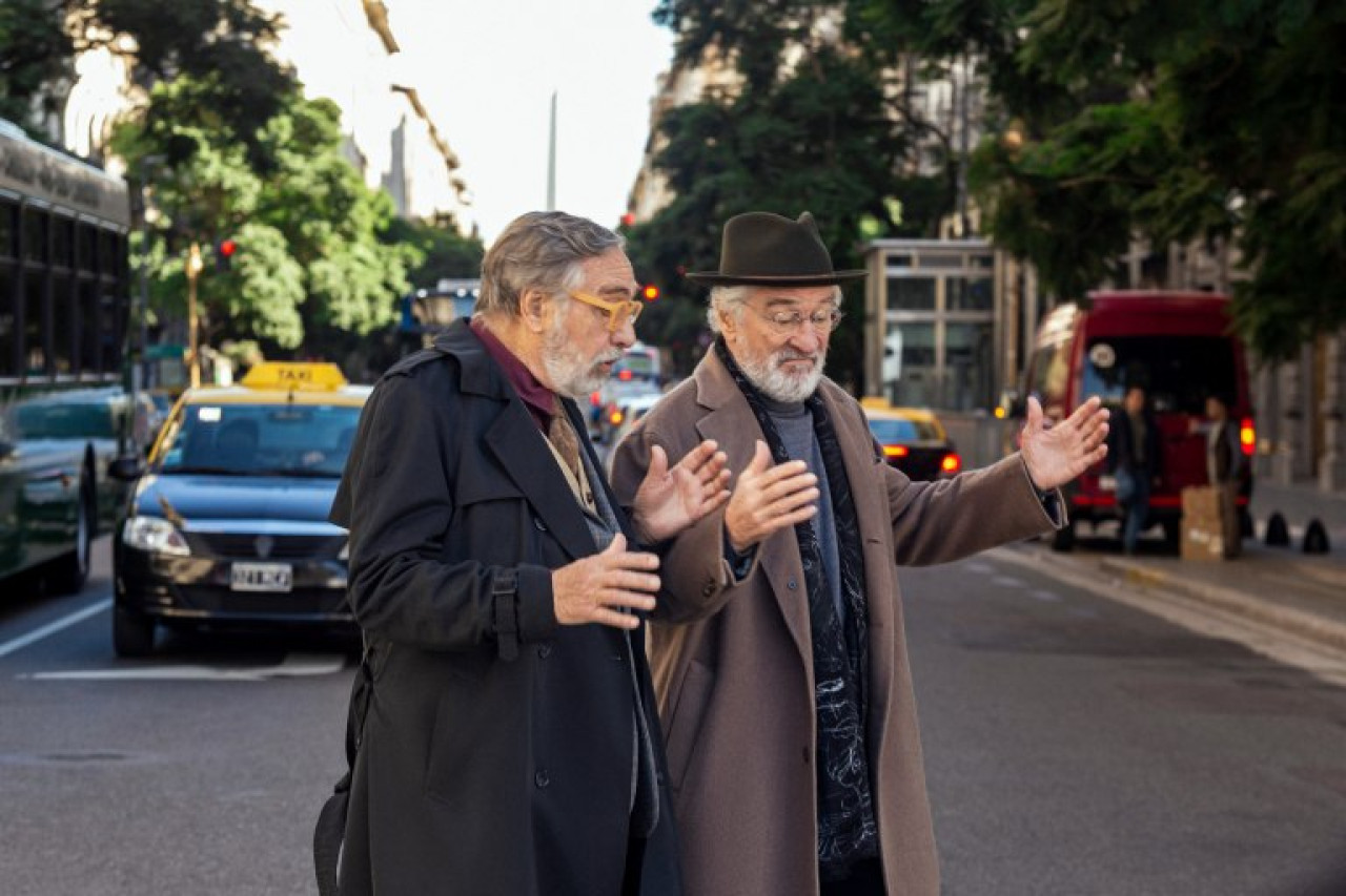Luis Brandoni y Robert De Niro. Foto: NA.