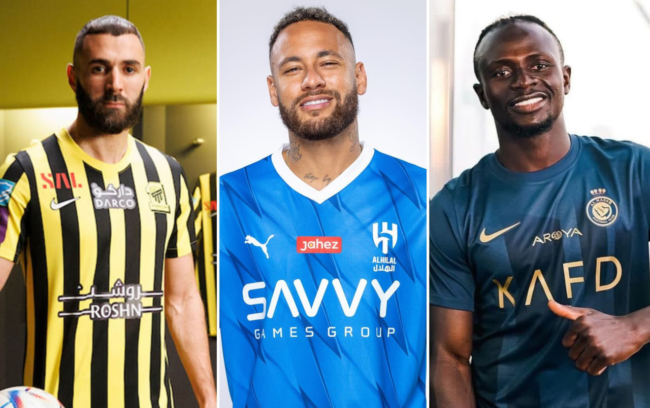 Karim Benzema, Neymar y Sadio Mané, jugadores de renombre que llegaron a la SPL.