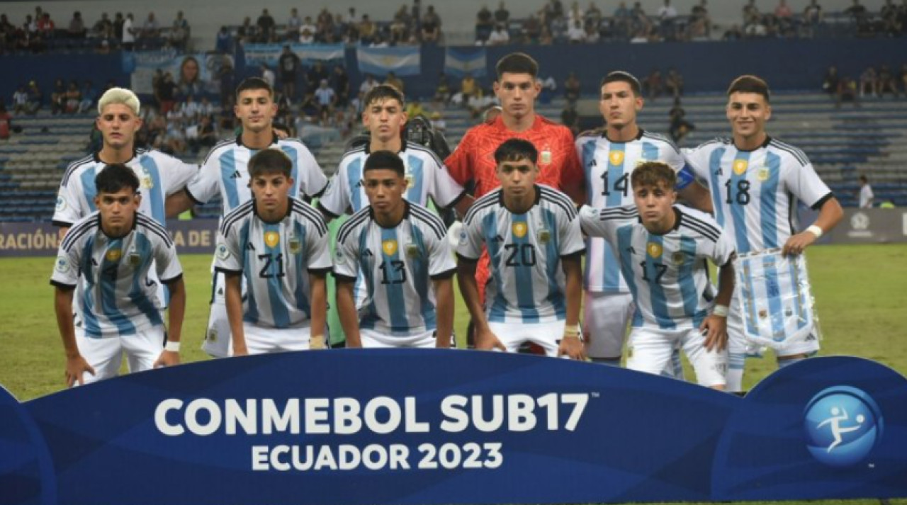Selección argentina Sub 17. Foto: NA.