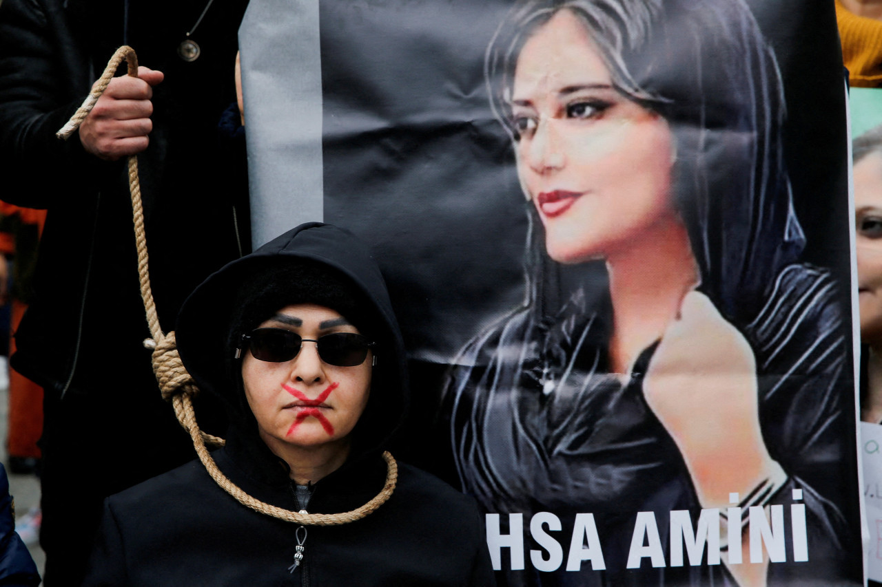 Marchas en Irán. Foto: Reuters