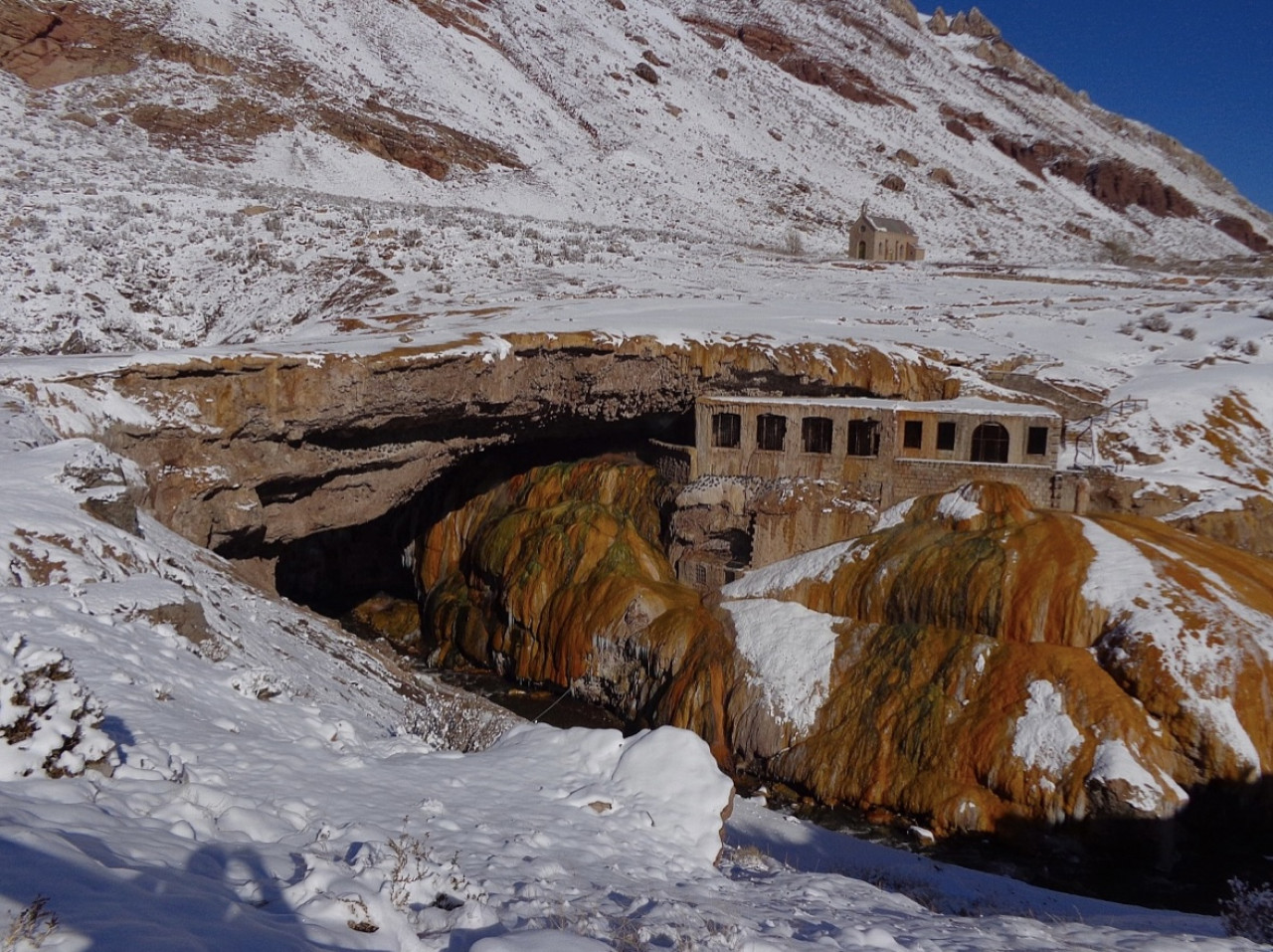 Puente del Inca, Mendoza. Foto NA.