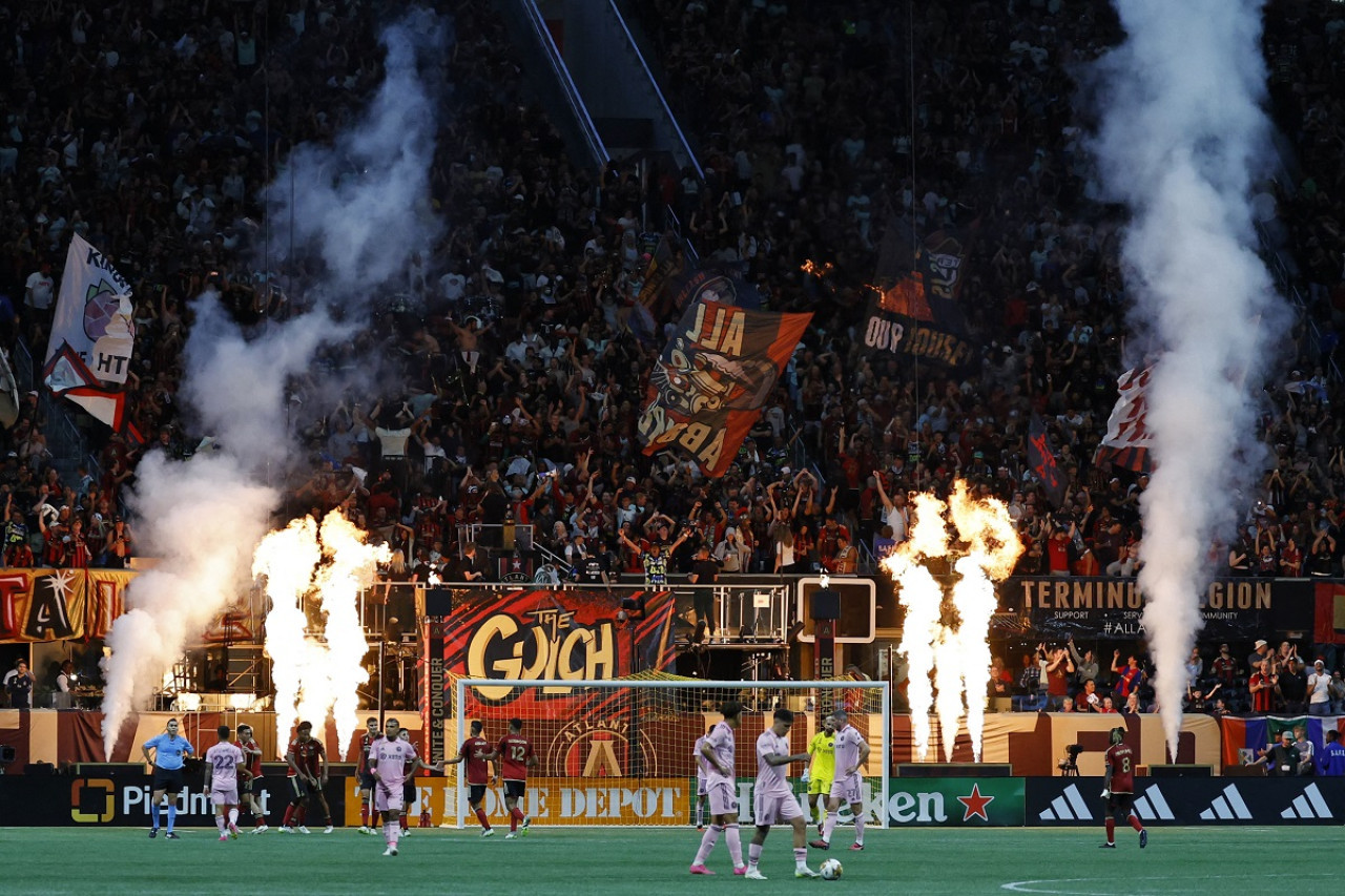 Atlanta United vapuleó a Inter Miami en condición de local. Foto: Reuters.