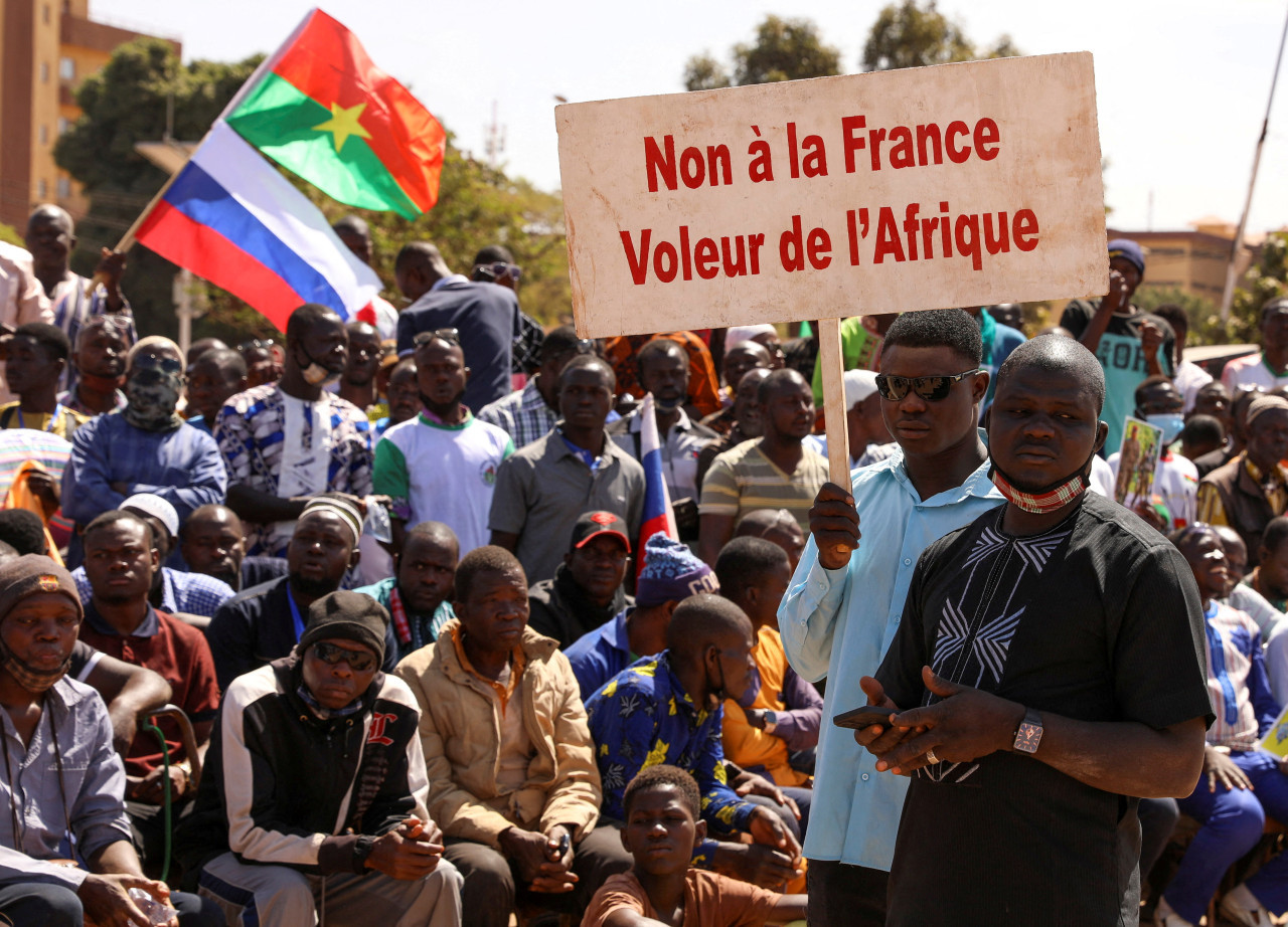 Movilización en Burkina Faso. Foto: Reuters.