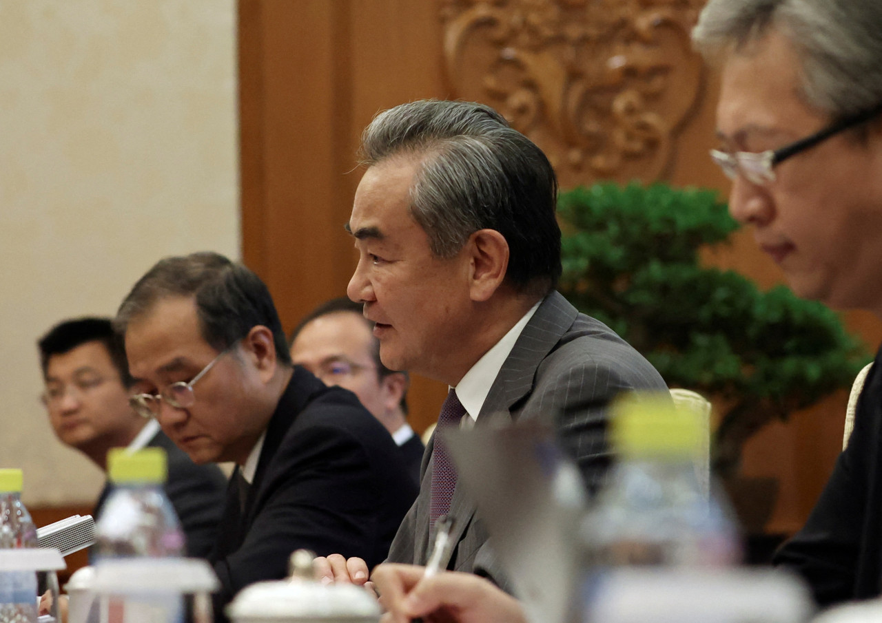 Ministro chino de Exteriores, Wang Yi. Foto: Reuters.