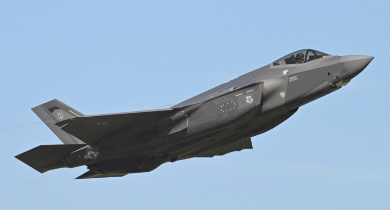 Un avión de caza F-35 desapareció en Carolina del Sur. Foto: Reuters.