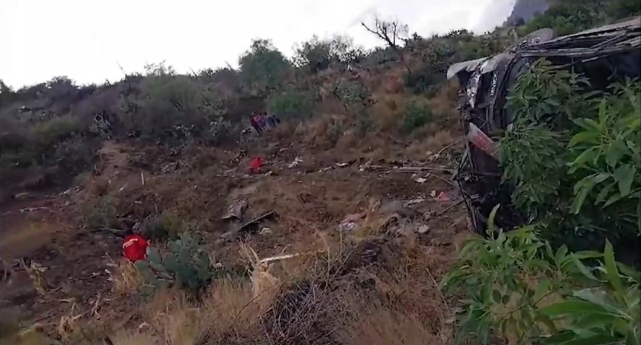 Accidente en Perú. Foto: captura de pantalla.