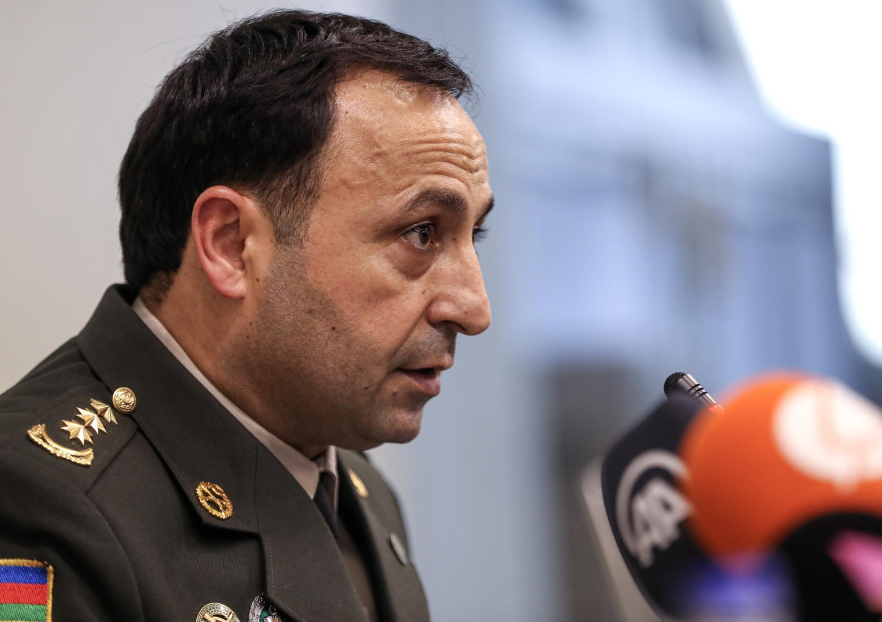 Ministro de Defensa de Azerbaiyán. Foto: EFE.