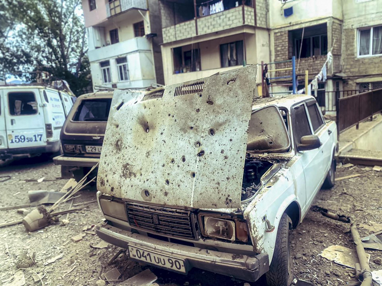 Operación militar de Azerbaiyán. Foto: EFE.