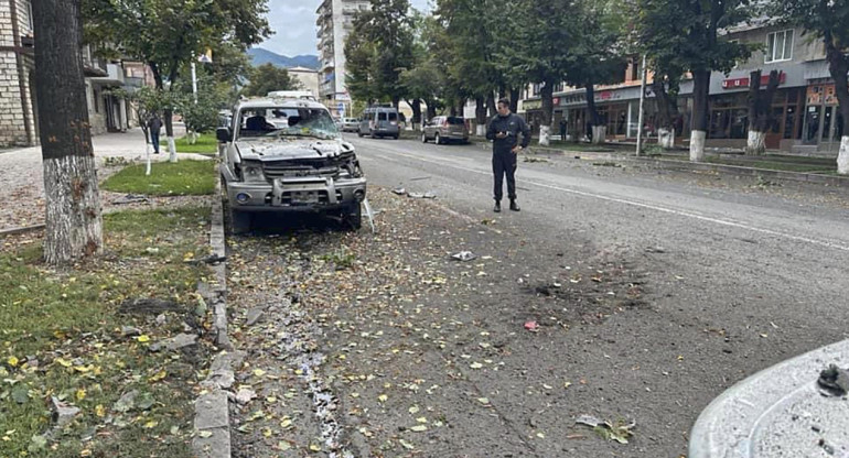 Ataques en Nagorno Karabaj. Foto: EFE.