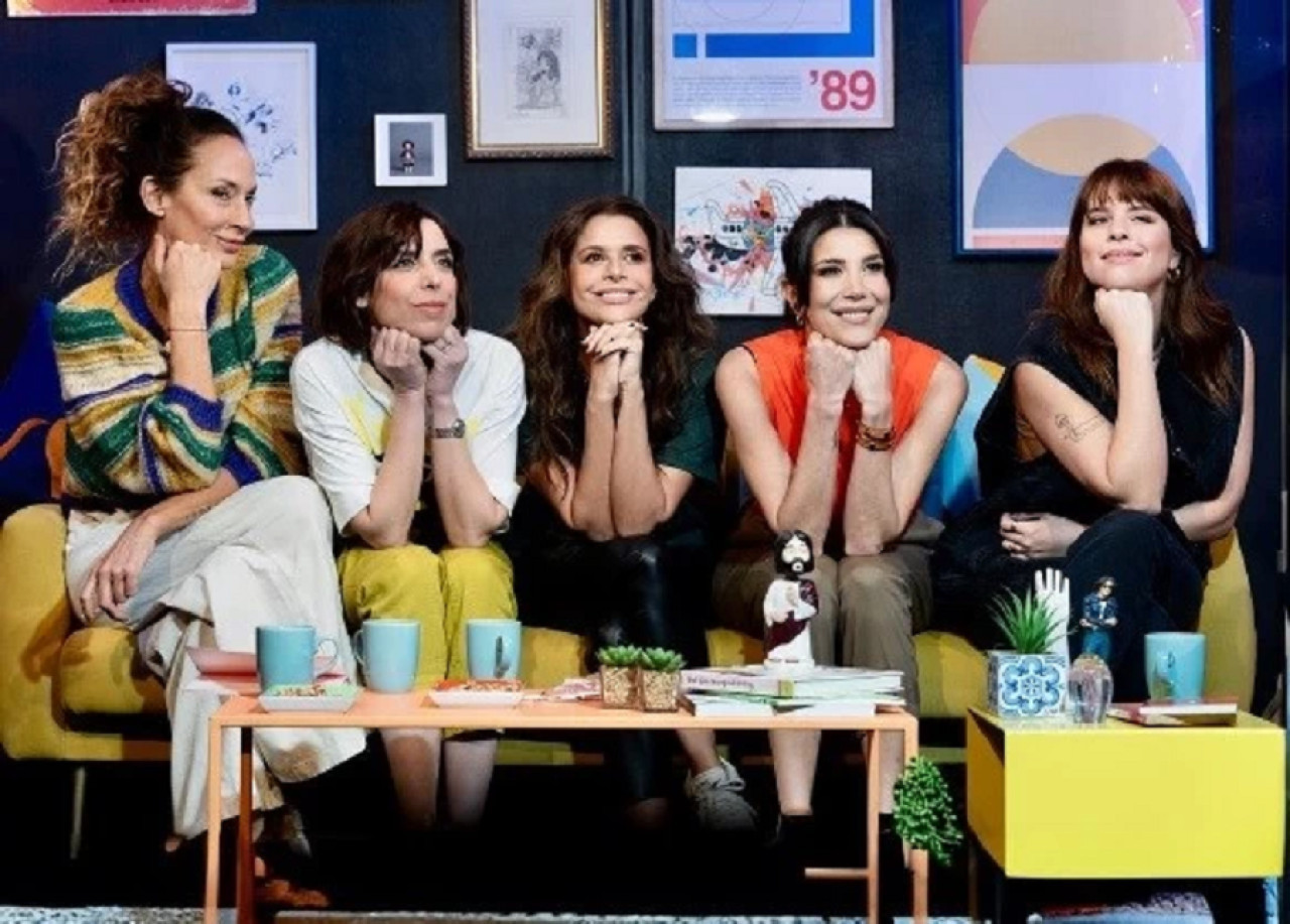 Las actrices reunidas. Foto: NA.