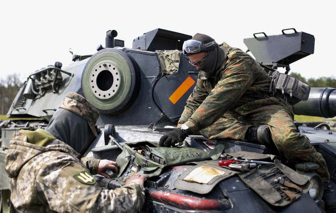 Armamento para la guerra en Ucrania. Foto: NA.