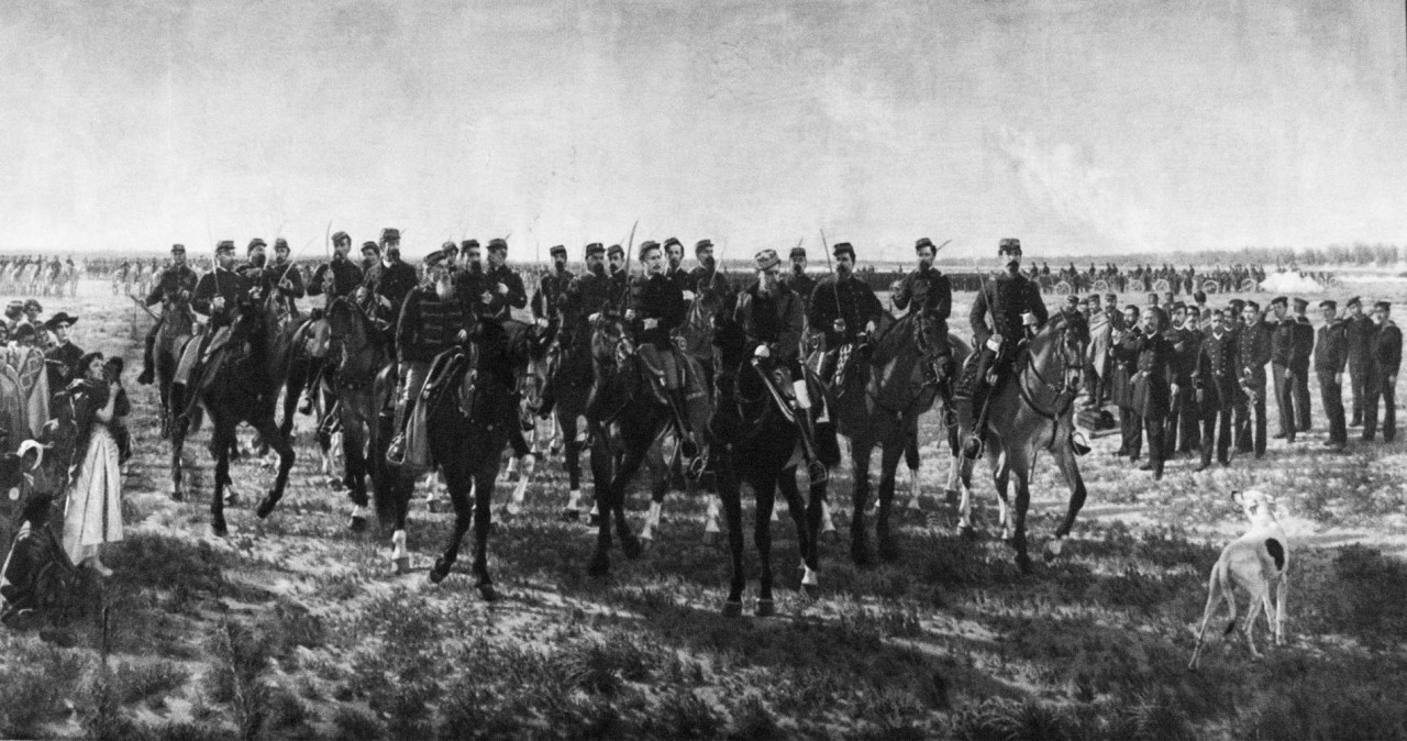 Julio Argentino Roca en la Campaña del Desierto. Foto: AGN.