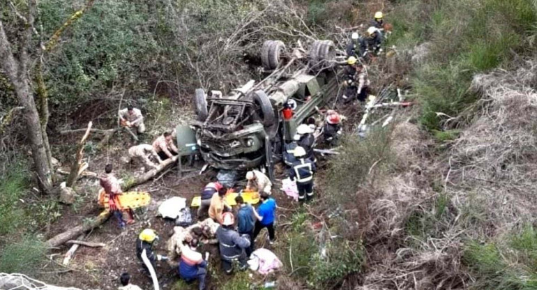 Accidente fatal en San Martín de los Andes. Foto: Télam