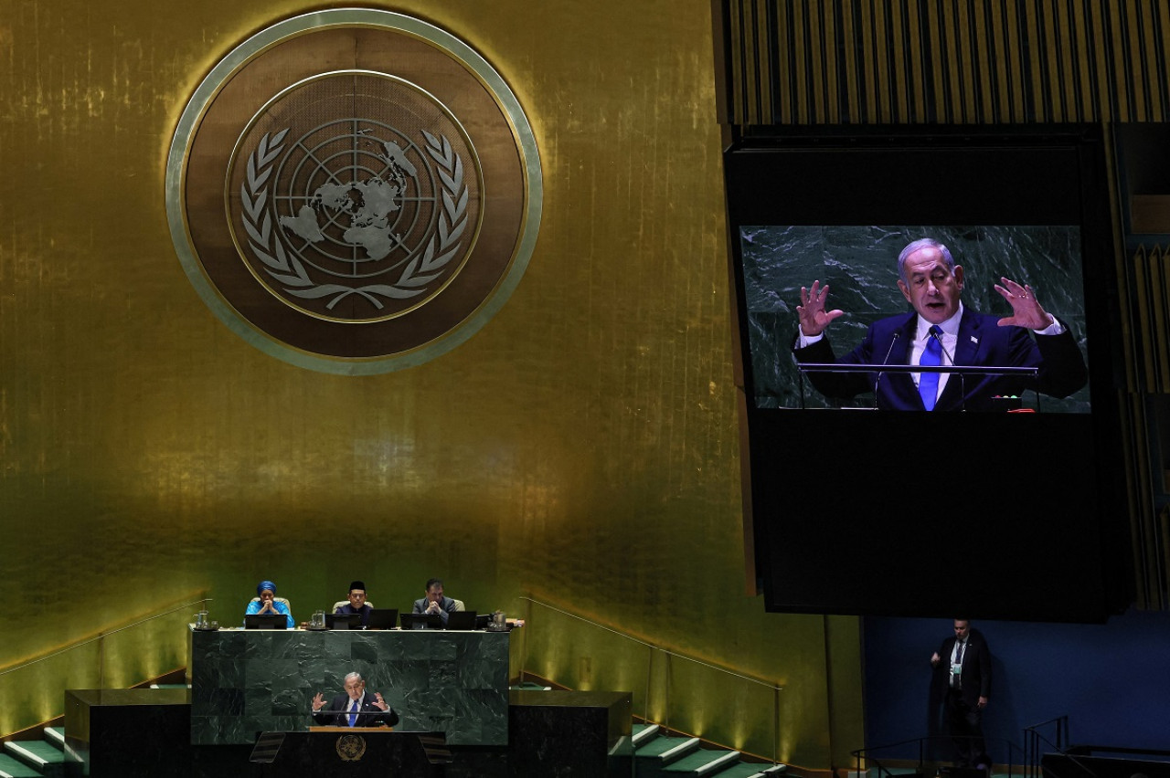 Benjamín Netanyahu advirtió a Irán sobre su programa nuclear. Foto: Reuters.