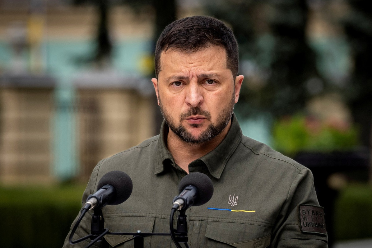 Volodimir Zelenski, presidente de Ucrania. Foto: Reuters.