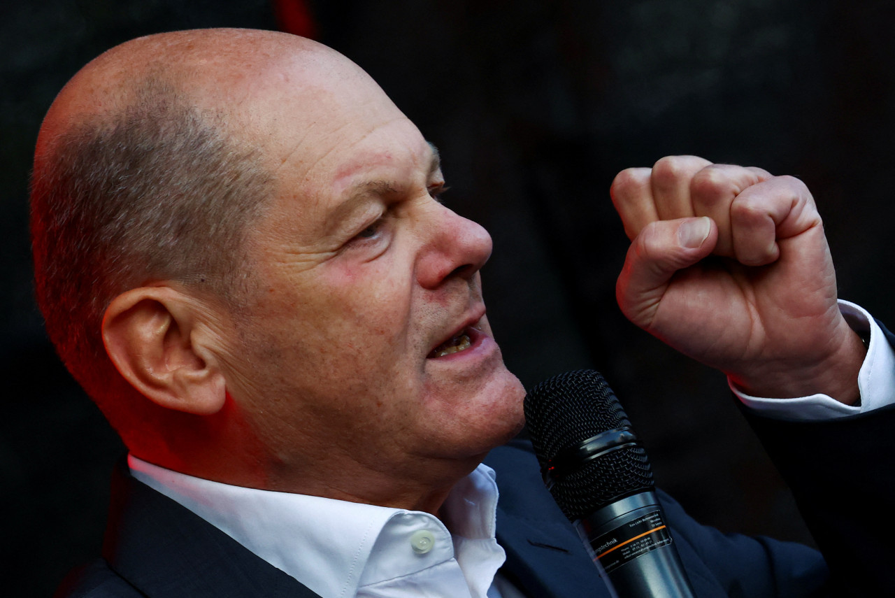 Olaf Scholz, canciller de Alemania. Foto: Reuters.