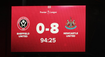 El histórico 8 a 0 de Newcastle a Sheffield United. Foto: Reuters.