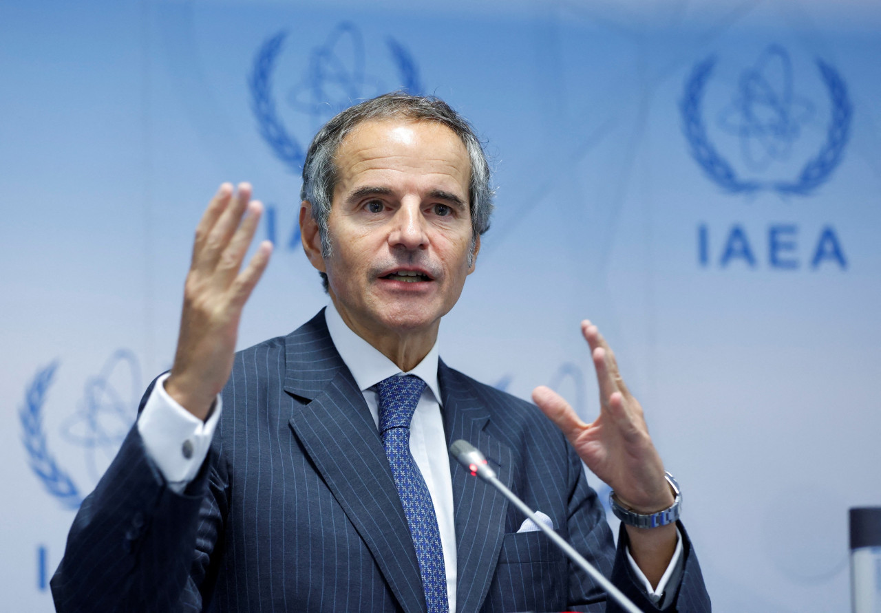 Rafael Grossi, director de la OIEA. Foto: Reuters.