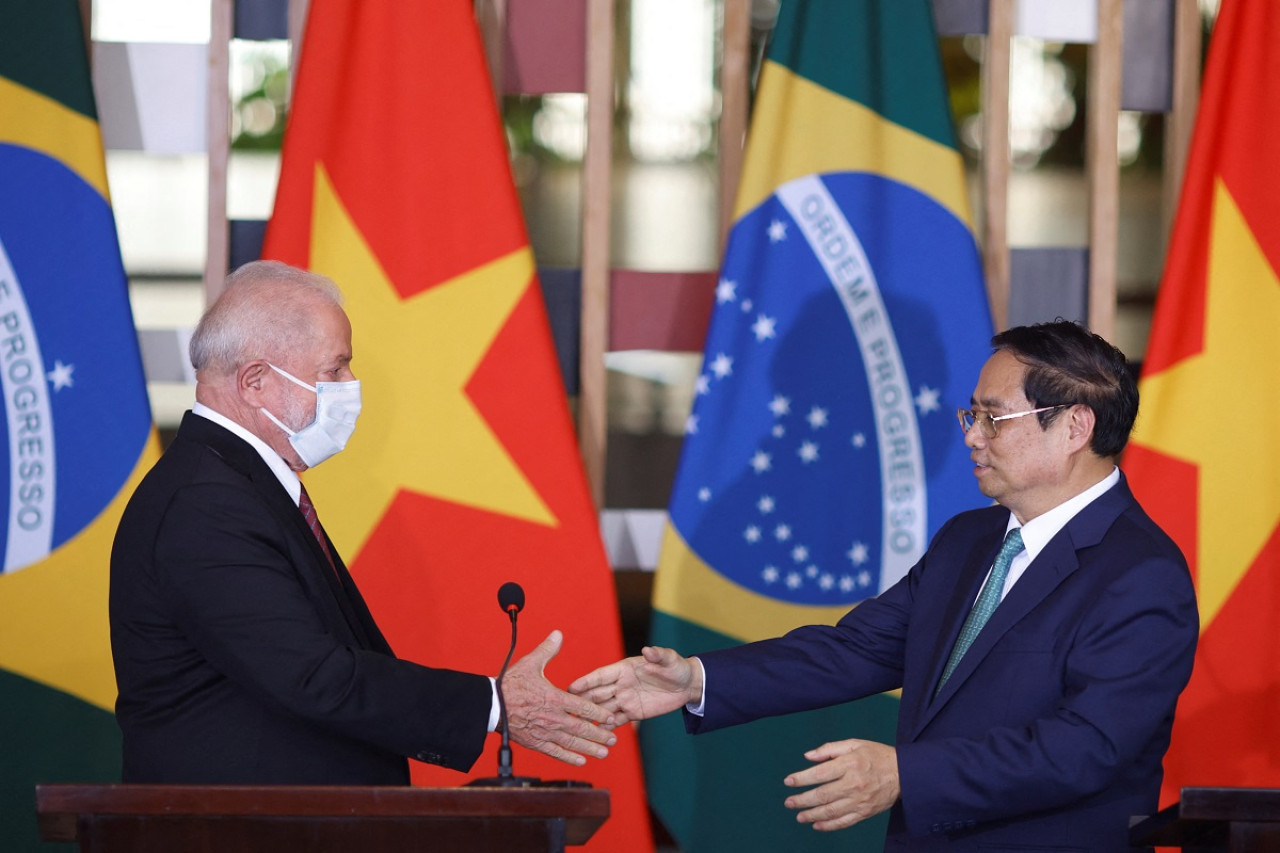 Brasil y Vietnam impulsan las negociaciones para el acuerdo de libre comercio. Foto: Reuters.