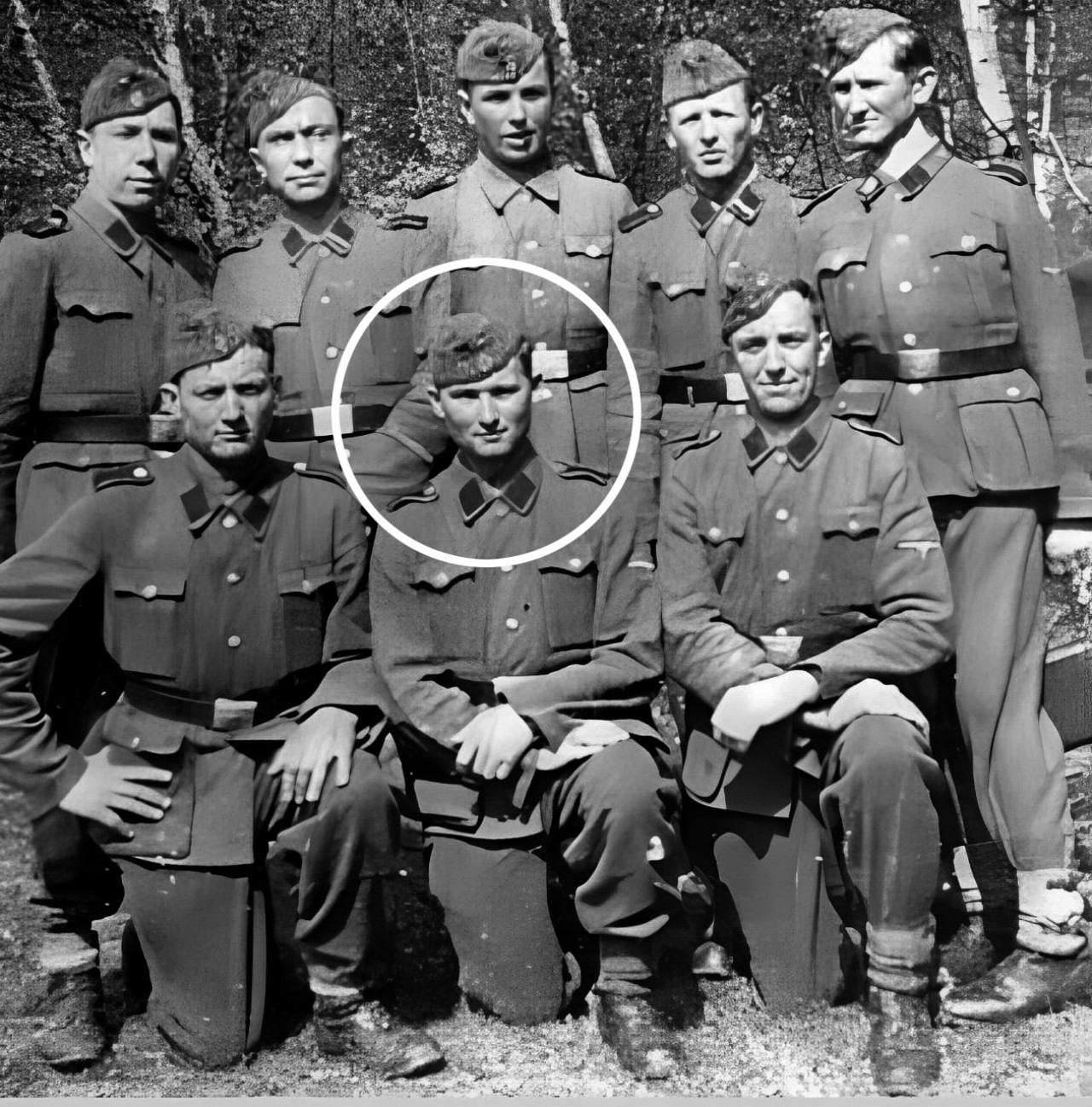 Yaroslav Hunka en la División Galizien de las SS. Foto: Bundesarchiv.