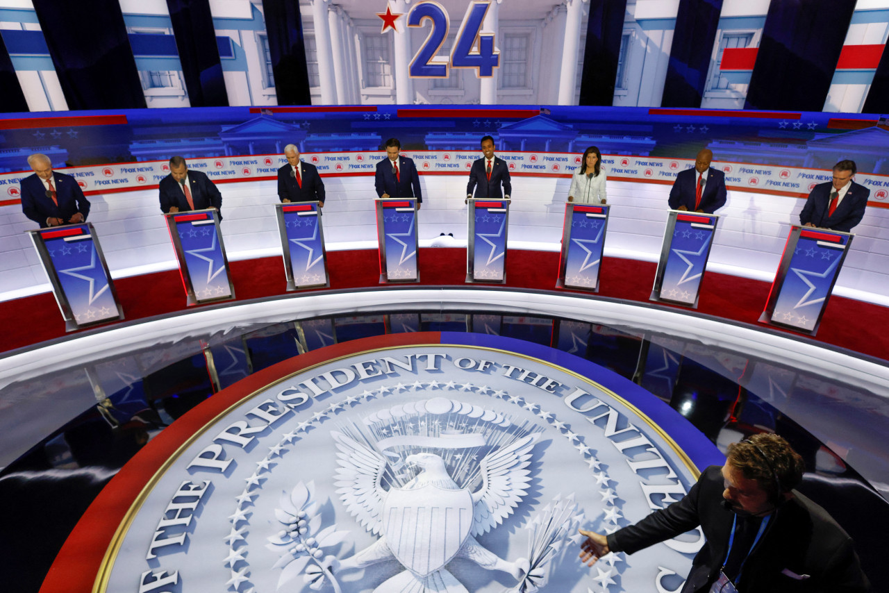 Debate republicano. Foto: Reuters.