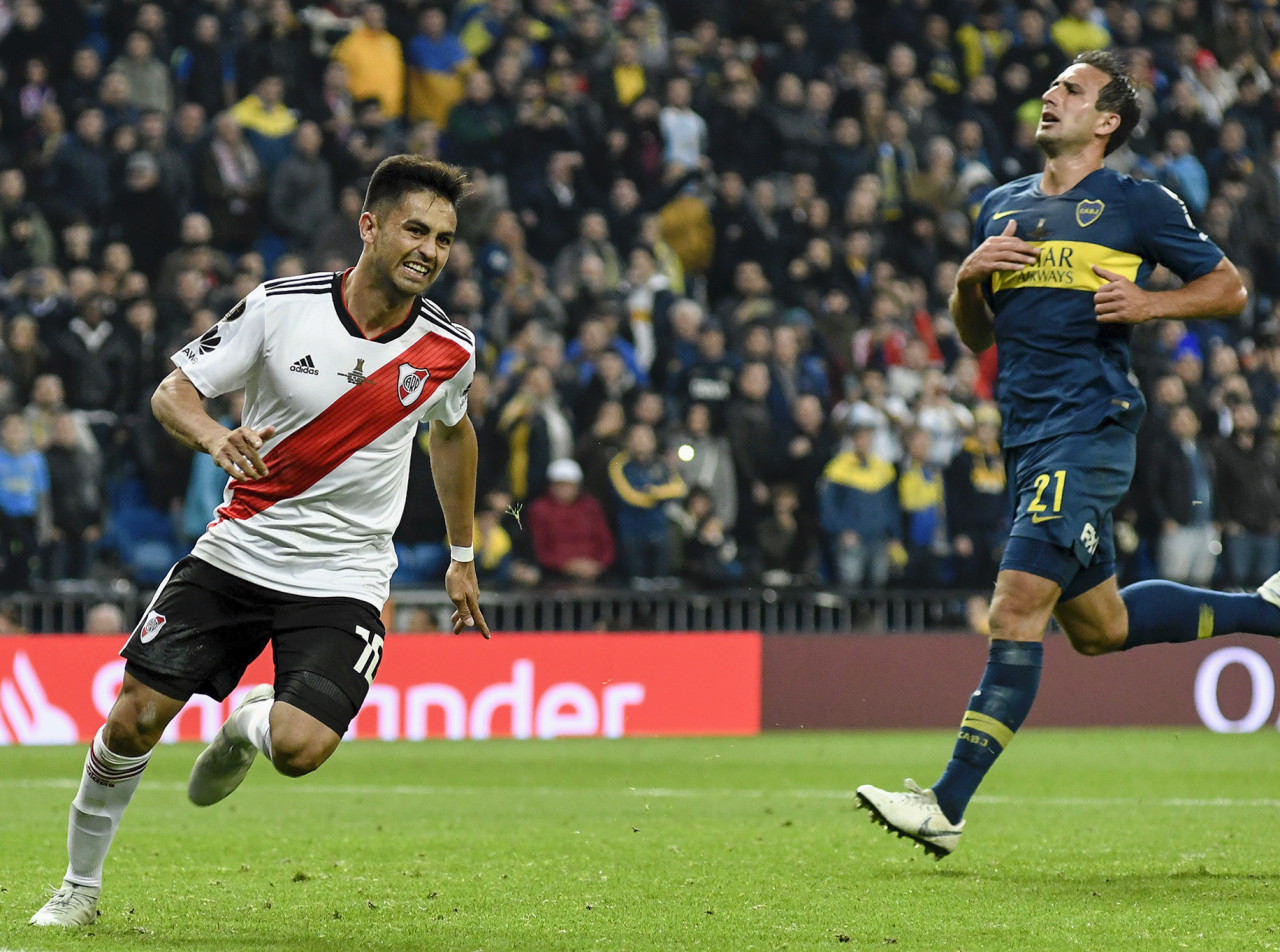 "Pity" Martínez, River. Foto: NA