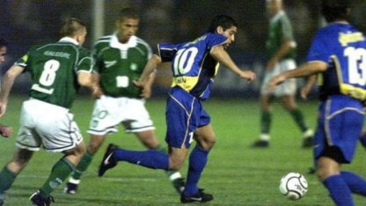Boca Juniors vs Palmeiras; Copa Libertadores 2001. Foto: Archivo.
