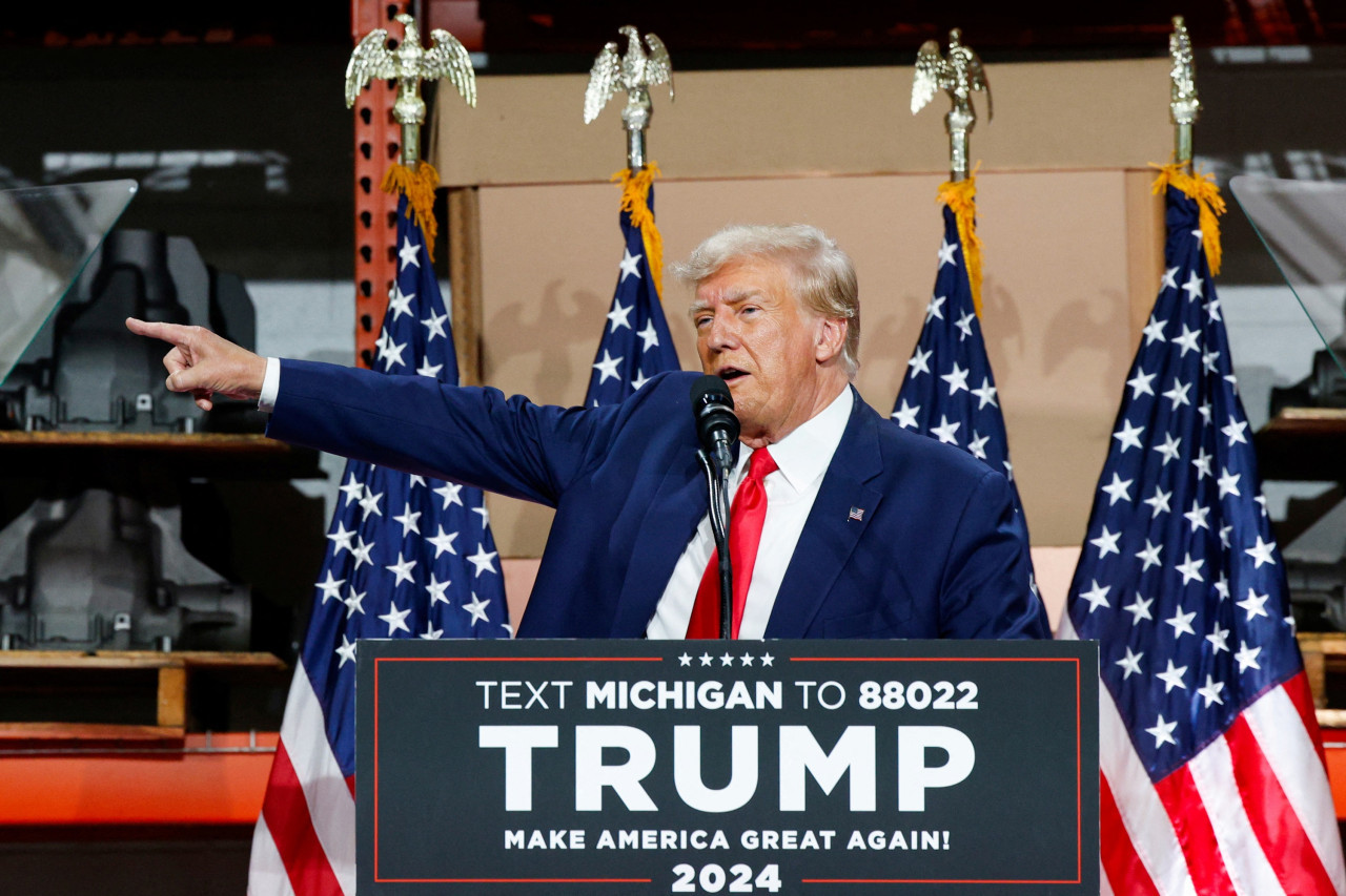 Donald Trump en campaña electoral. Foto: Reuters.