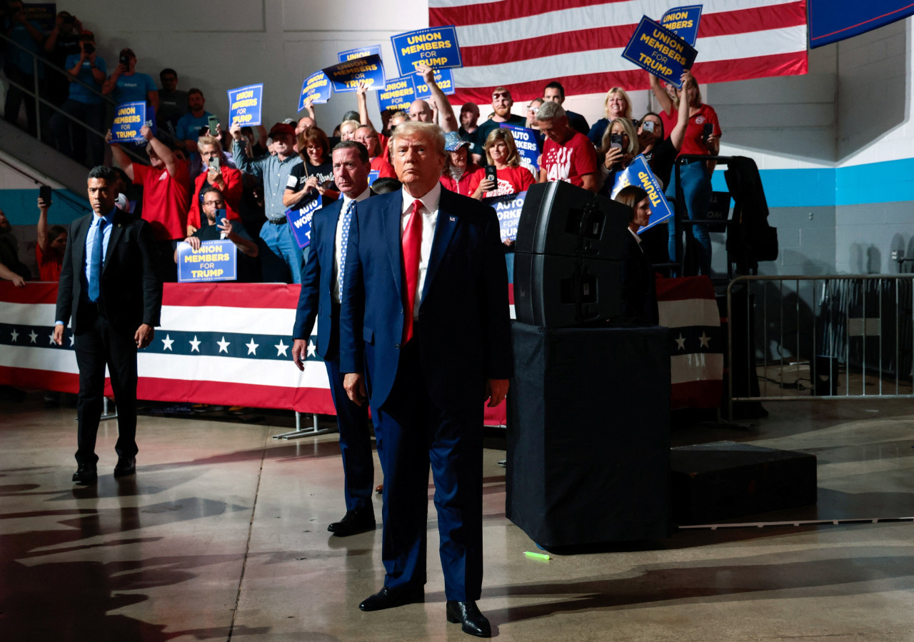 Donald Trump en campaña electoral. Foto: Reuters.