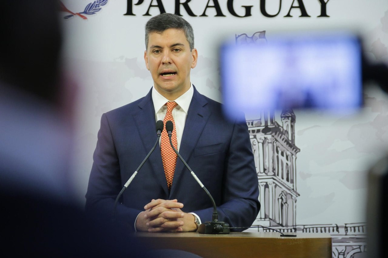 Santiago Peña. Foto: EFE.