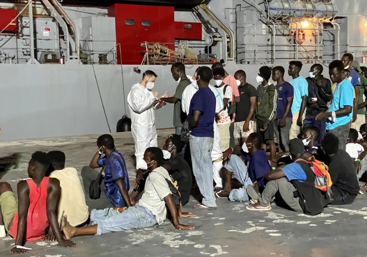 Migrantes llegando a Europa. Foto: EFE