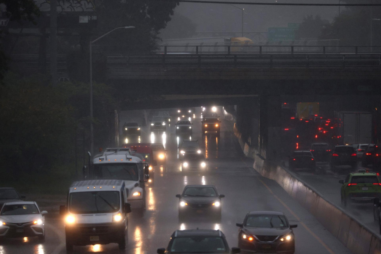 Inundaciones en Nueva York. Foto: EFE