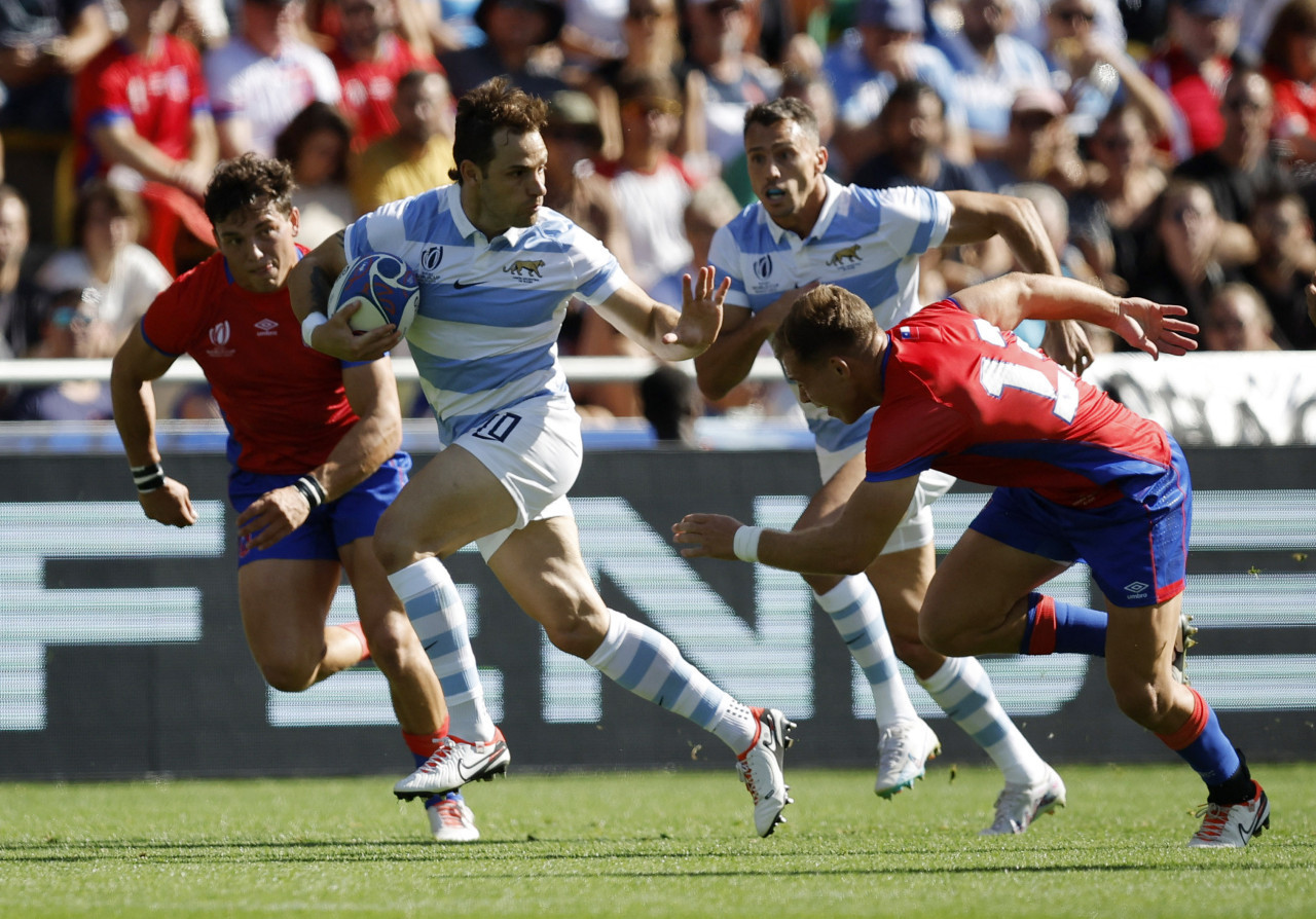 Mundial de Rugby Francia 2023, Los Pumas vs. Chile. Foto: REUTERS.