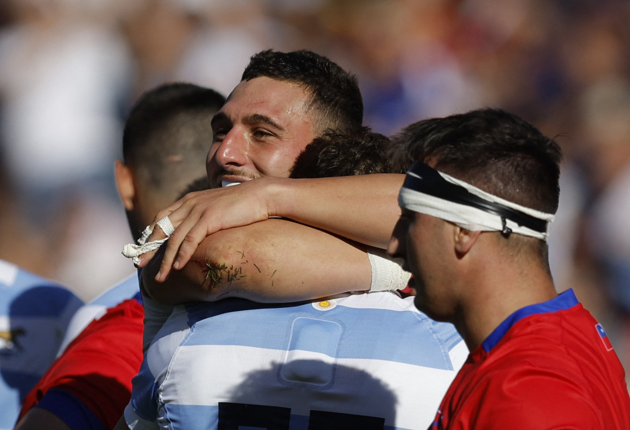 Mundial de Rugby Francia 2023, Los Pumas vs. Chile. Foto: REUTERS.