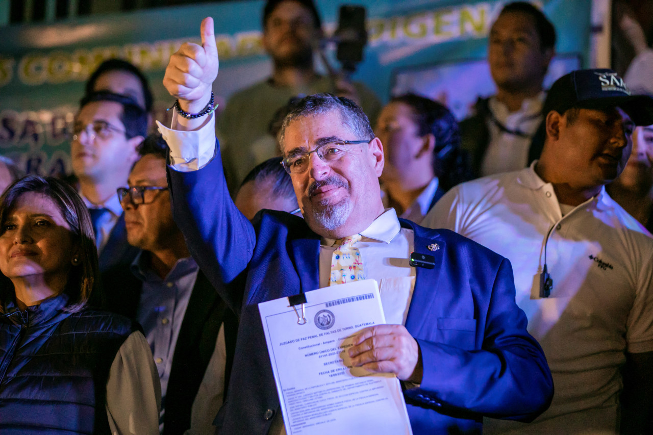 Bernardo Arévalo de León, presidente de Guatemala. Foto: Reuters.