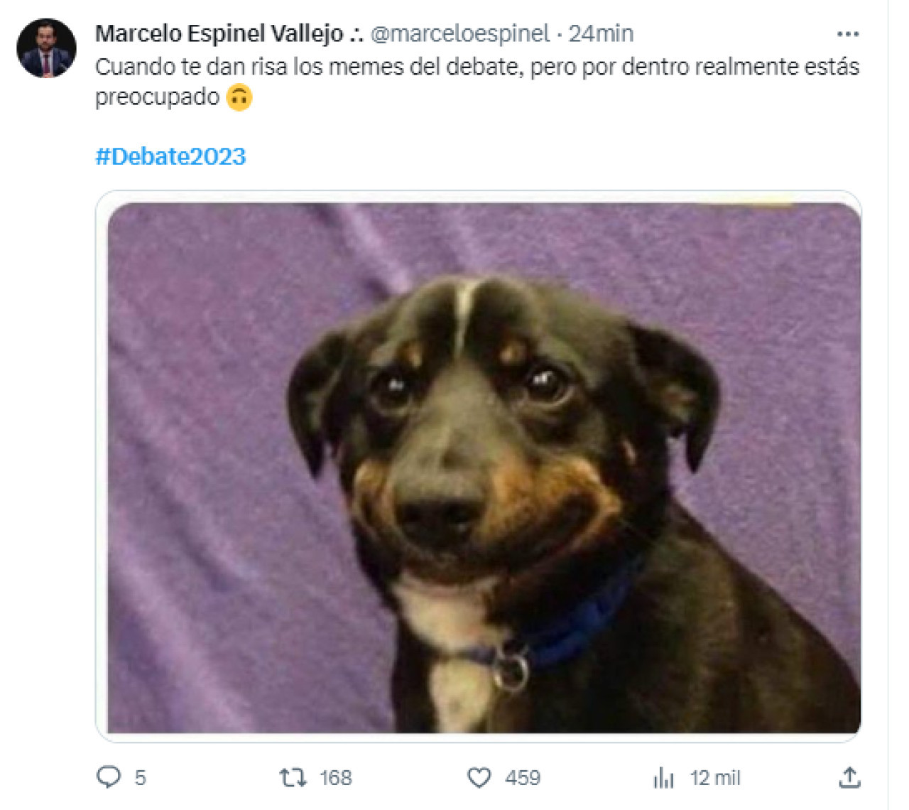 Memes del debate presidencial. Foto: Twitter.