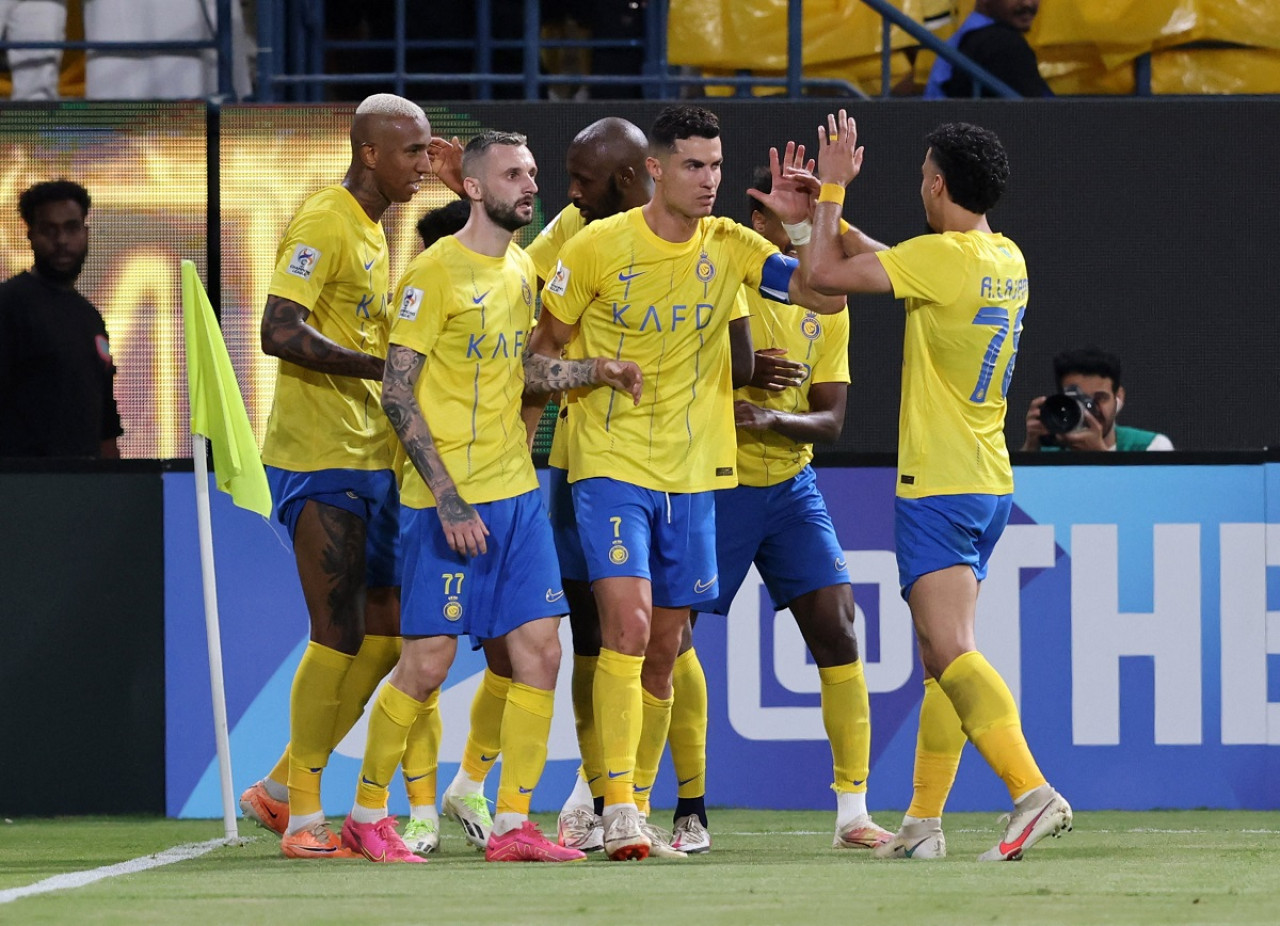 Al-Nassr venció a Istiklol con gol de Cristiano Ronaldo. Foto: Reuters.