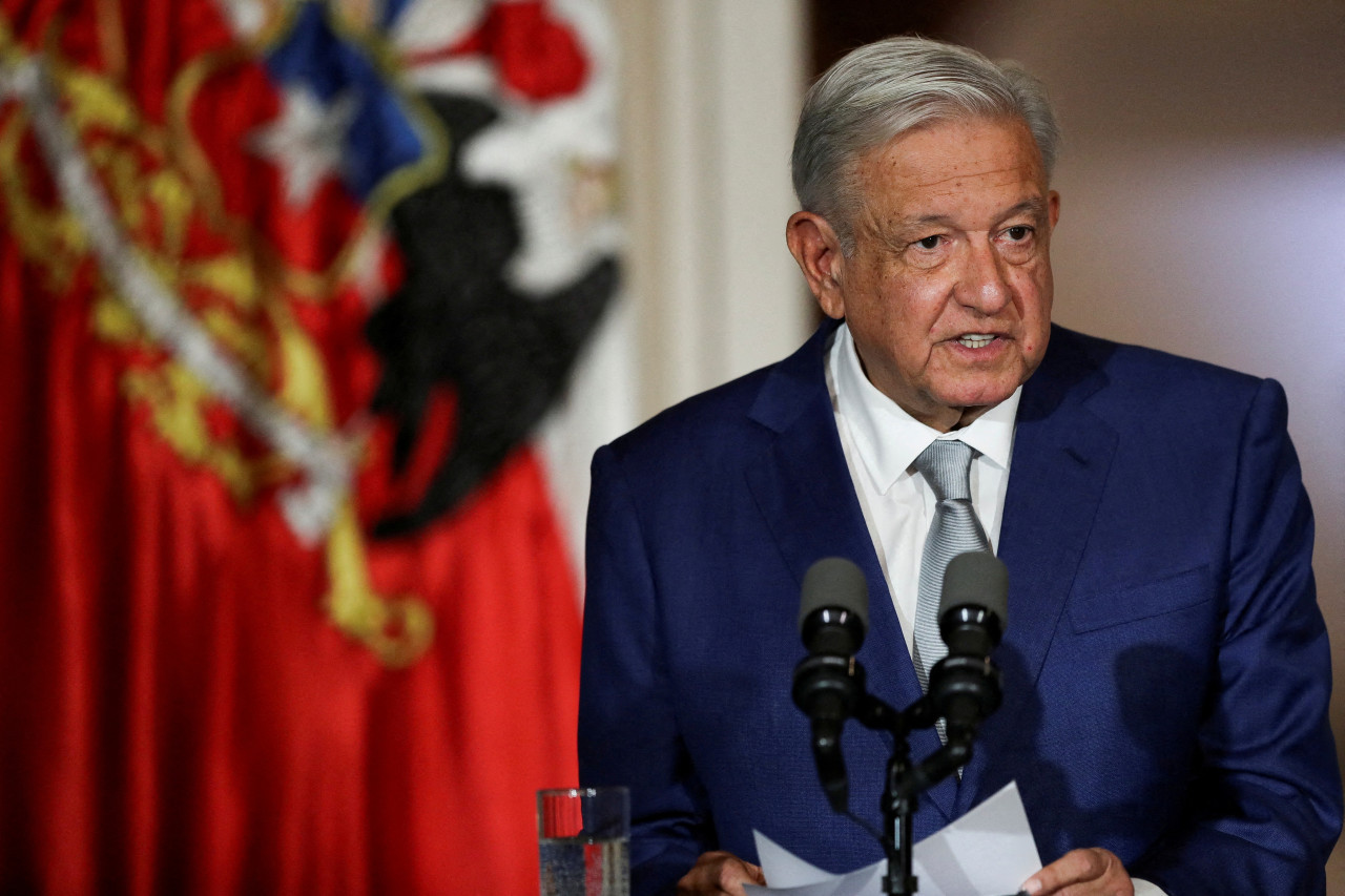 AMLO criticó a EEUU por la ayuda a Ucrania. Foto: Reuters.