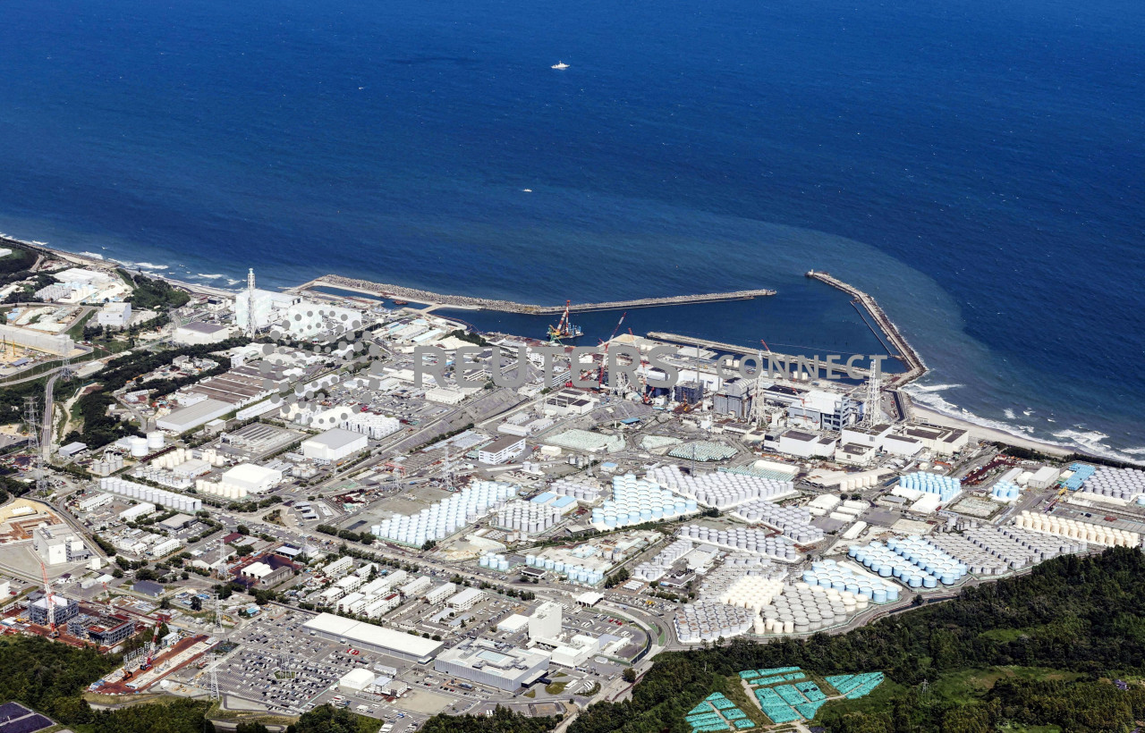 Vista aérea de la central de Fukushima. Foto: REUTERS