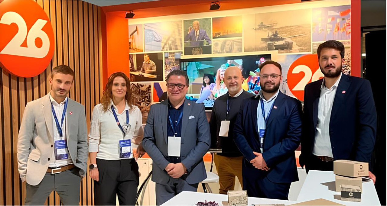 Equipo de Canal 26 en las Jornadas Internacionales 2023.