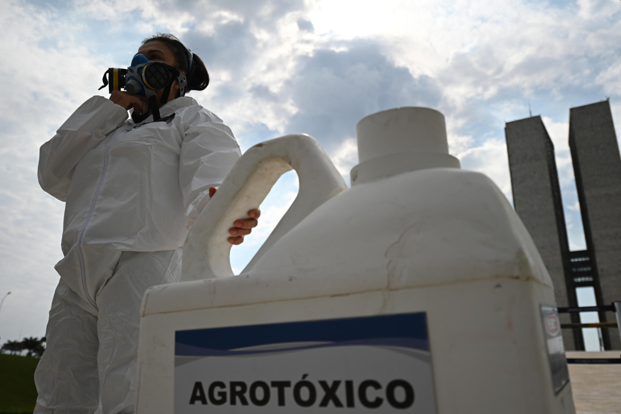 Greenpeace pide a Brasil eliminar el proyecto de ley que flexibilizaría el uso de pesticidas. EFE.
