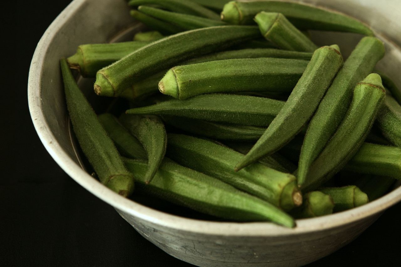 Okra, verdura. Foto: Unsplash