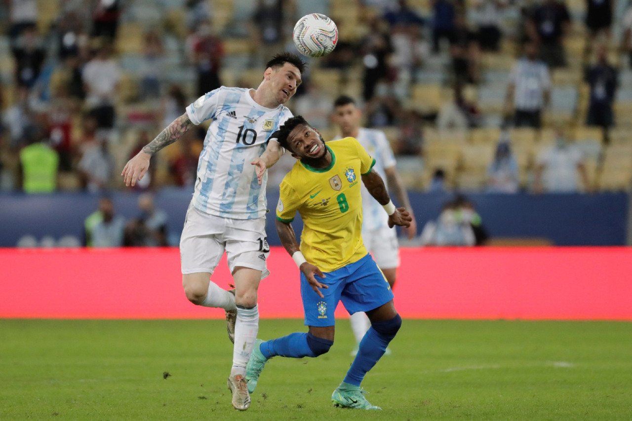 Brasil vs Argentina. Foto: EFE