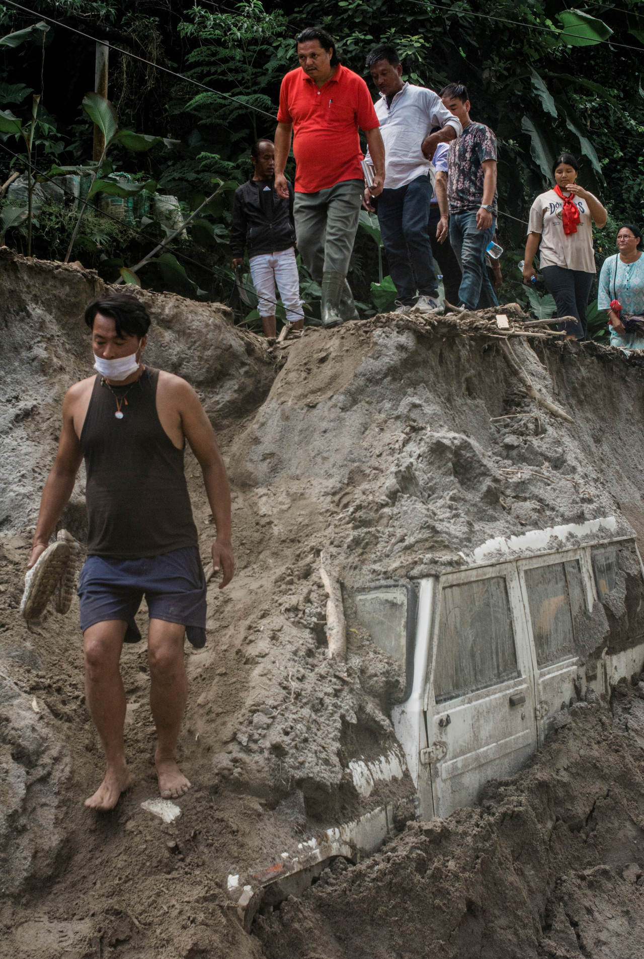 Inundaciones en India. Foto: Reuters.