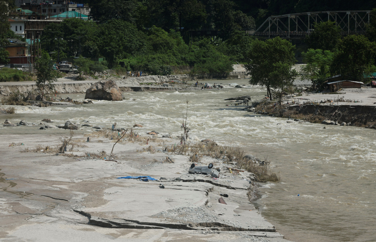 Inundaciones en India. Foto: Reuters.