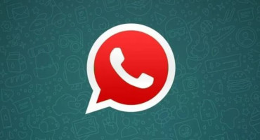 Red WhatsApp Plus logo.  Photo: WABetaInfo.